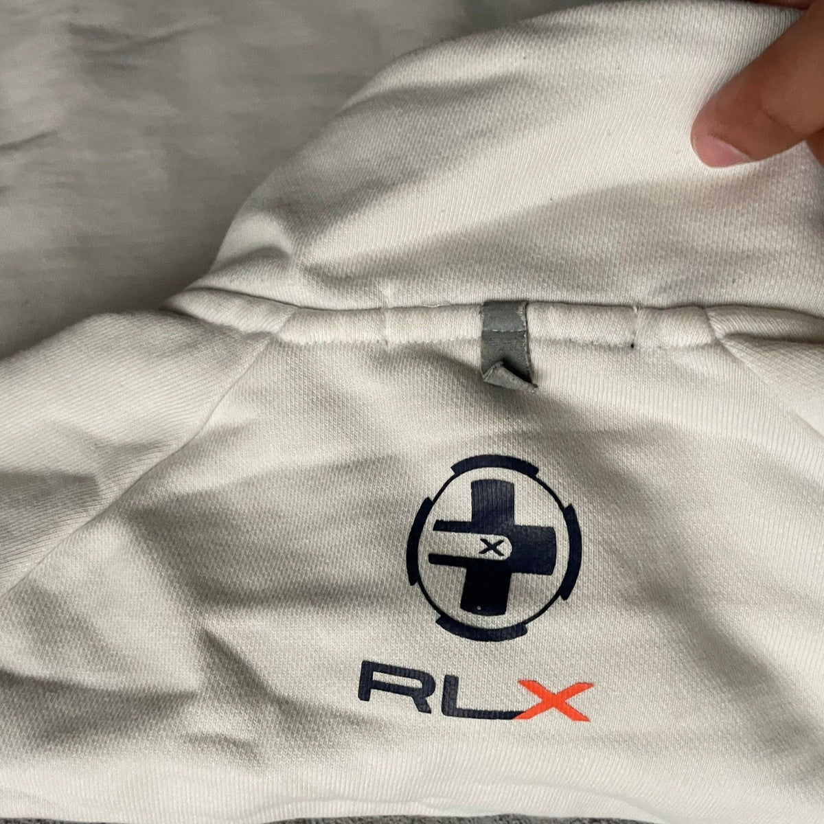 Vintage Ralph Lauren RLX Sailing 1/4 Zip Sweatshirt Mens Small White Y2K