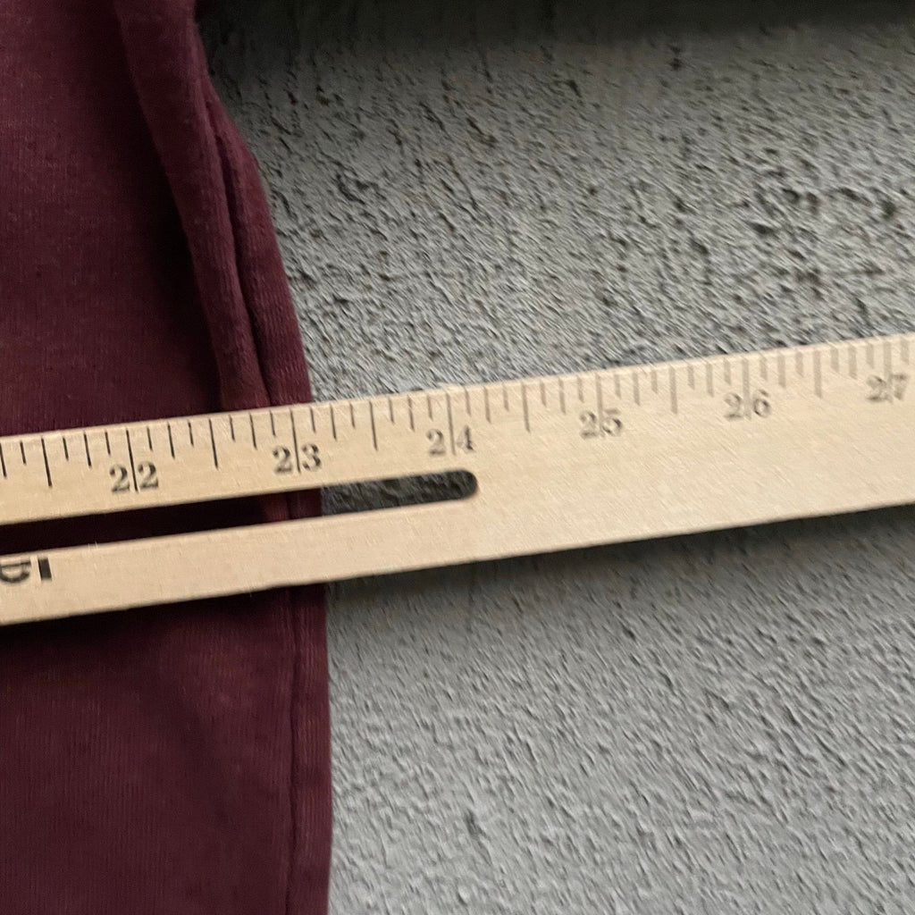 Vintage American Eagle Raglan Hoodie Men Large Maroon 2000s