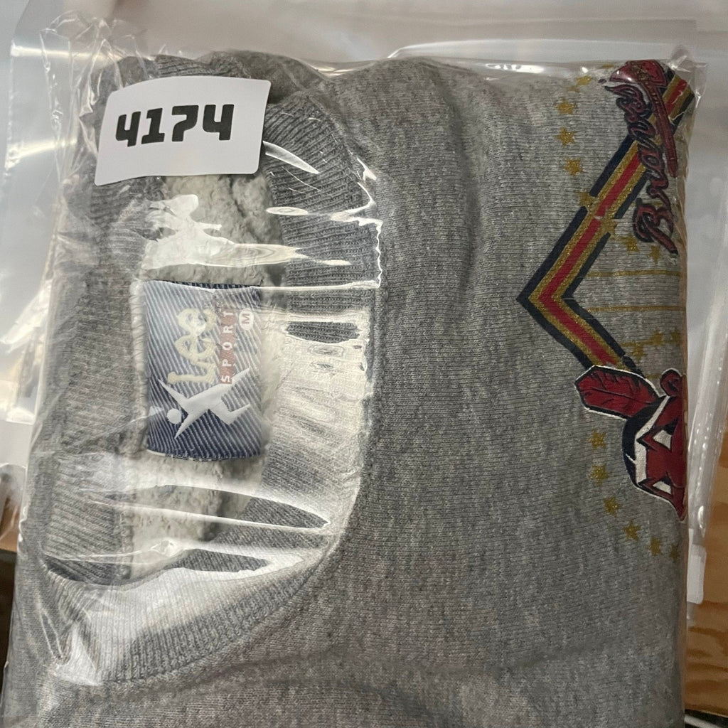 Vintage 1995 World Series MLB Sweatshirt Mens Medium Grey 90s Lee Sport
