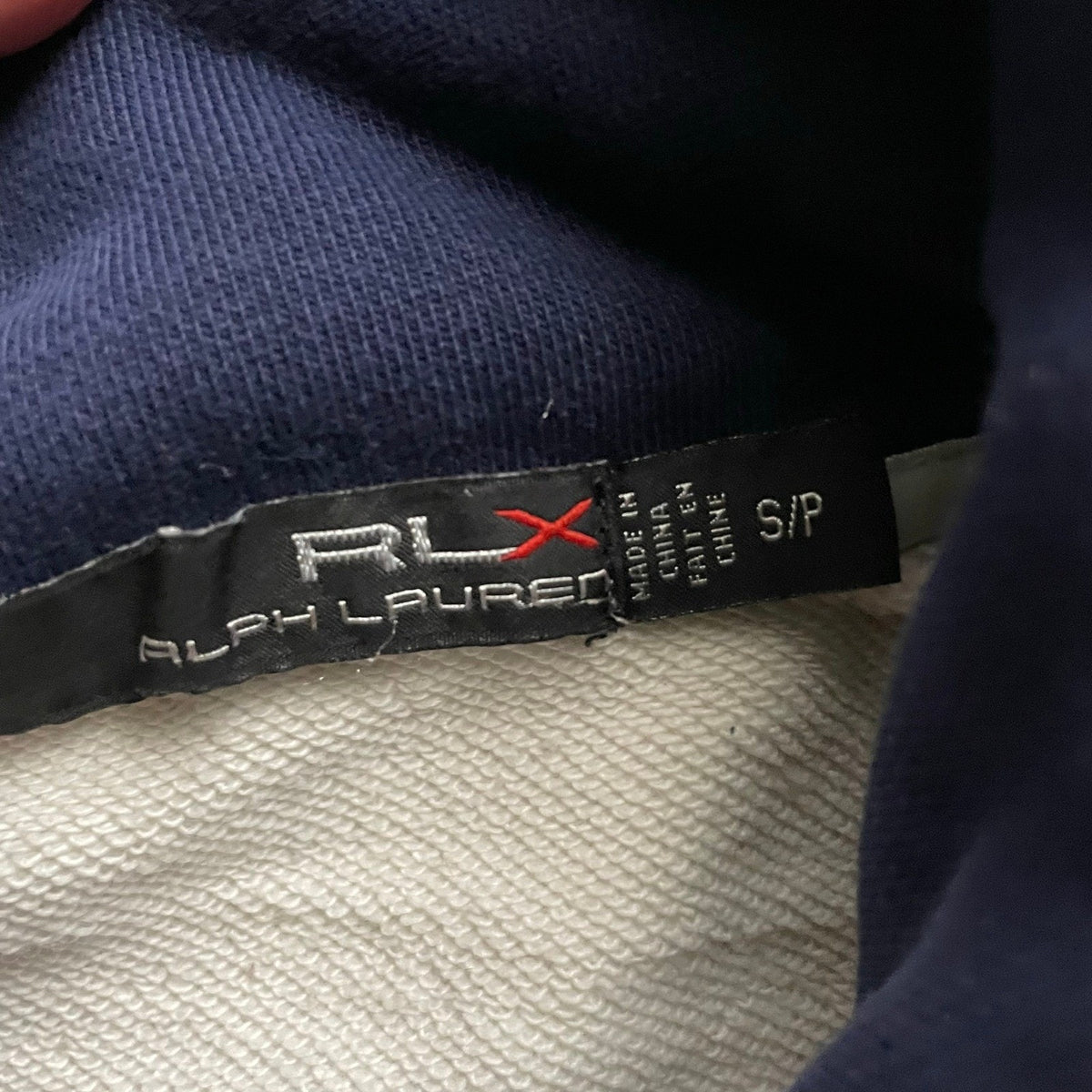 Vintage Ralph Lauren RLX Sailing 1/4 Zip Sweatshirt Mens Small White Y2K